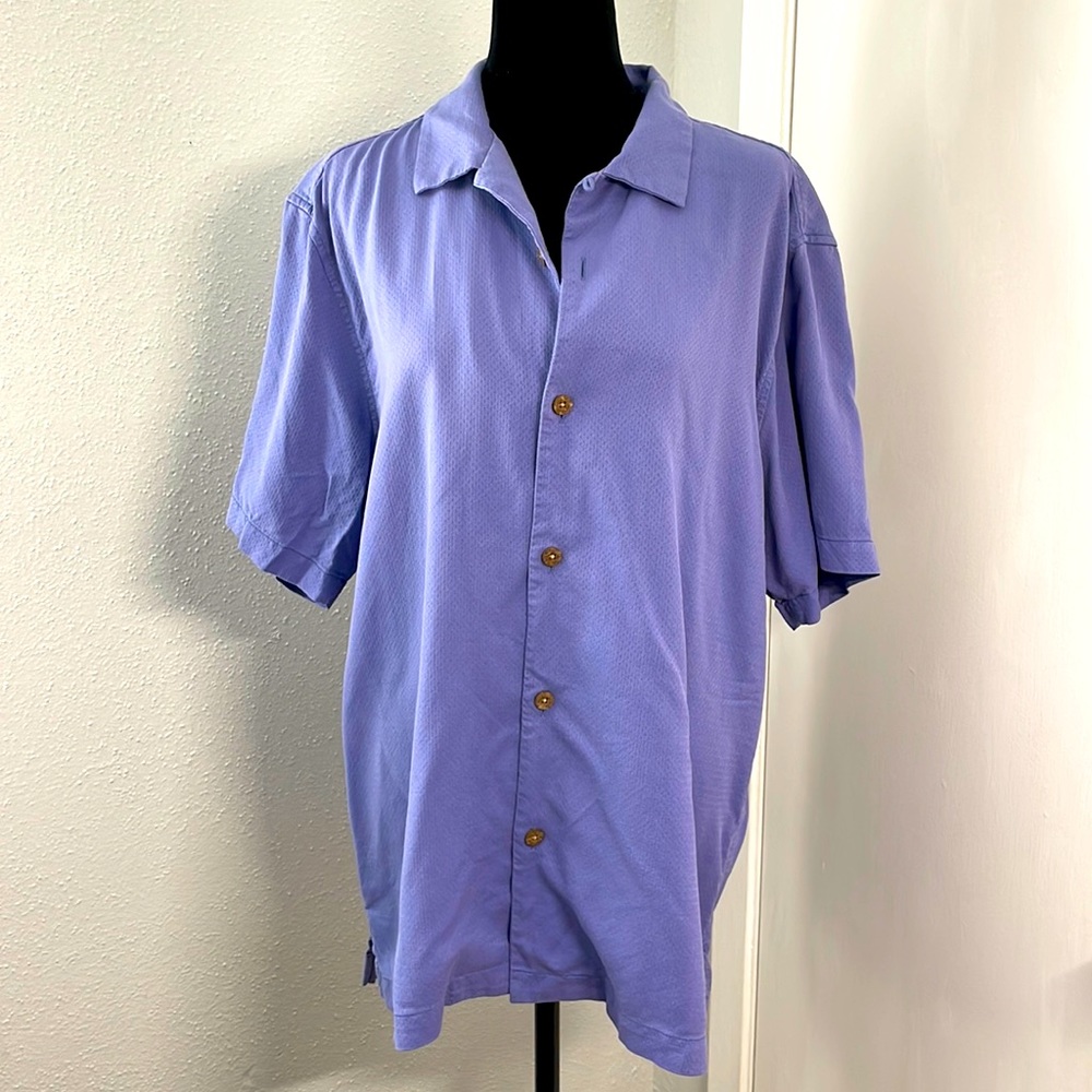 Tommy Bahama Perrywinkle Button Up